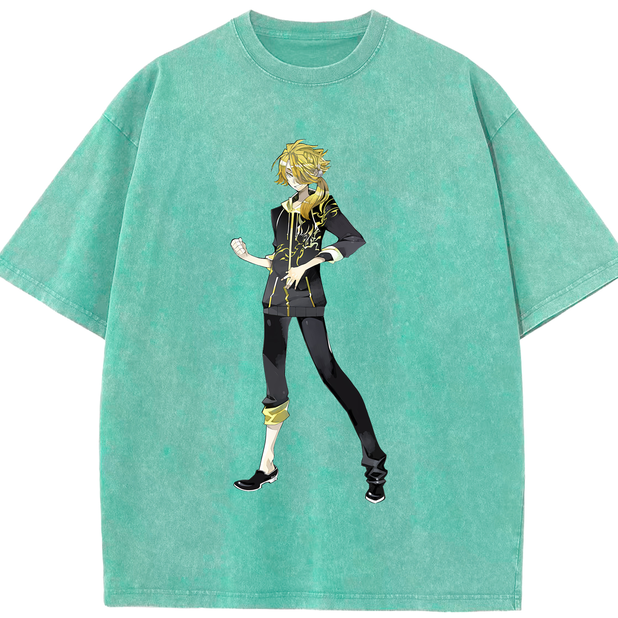 （画像用） 刀剣乱舞 Touken Ranbu 綿100% ヴィンテージ風 半袖Tシャツ（フロントプリント）